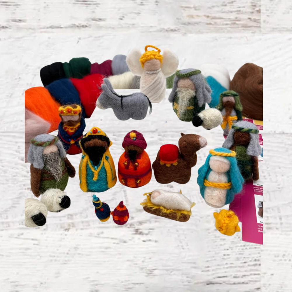 British Nativity Needle Felting Kit