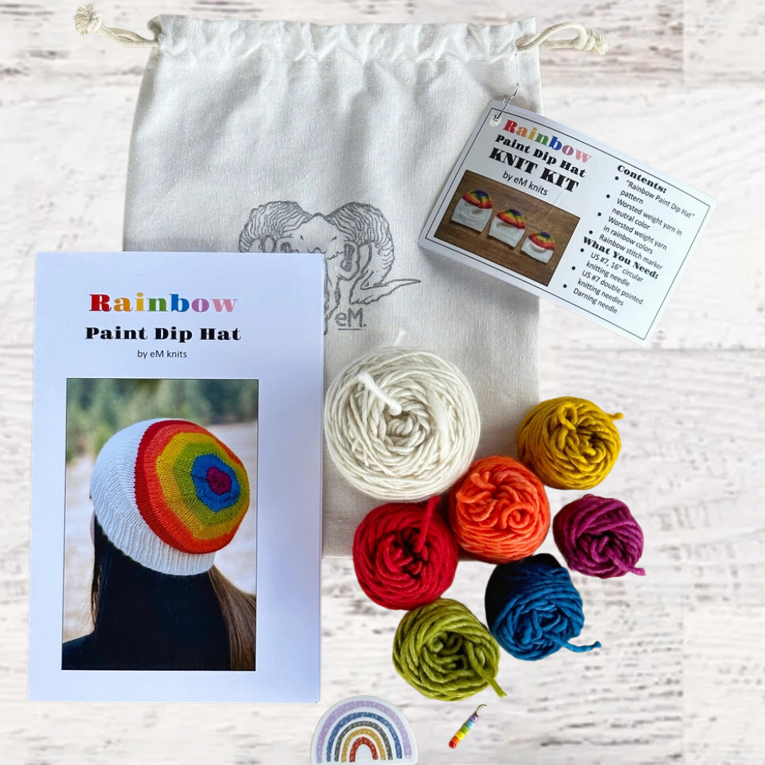 Rainbow Dip Hat Kit